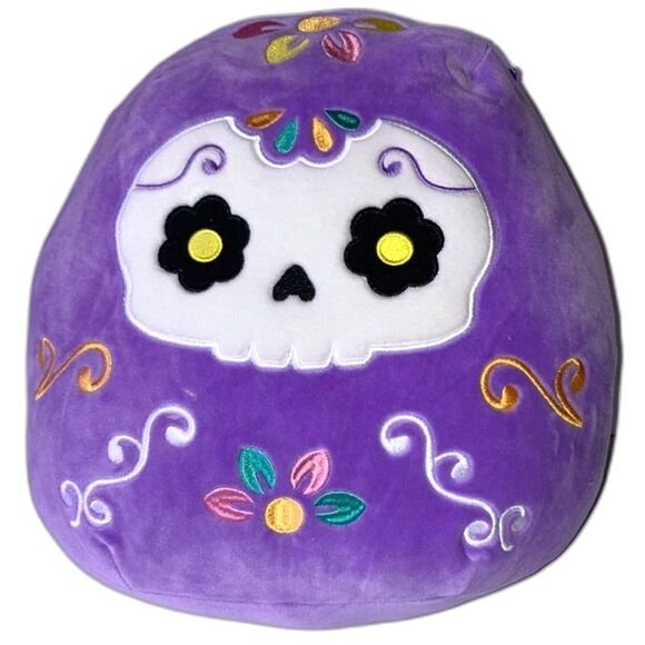 SQUISHMALLOW  Daria Sugar Skull Day of the Dead Halloween Plush 12 inches - Picture 1 of 13